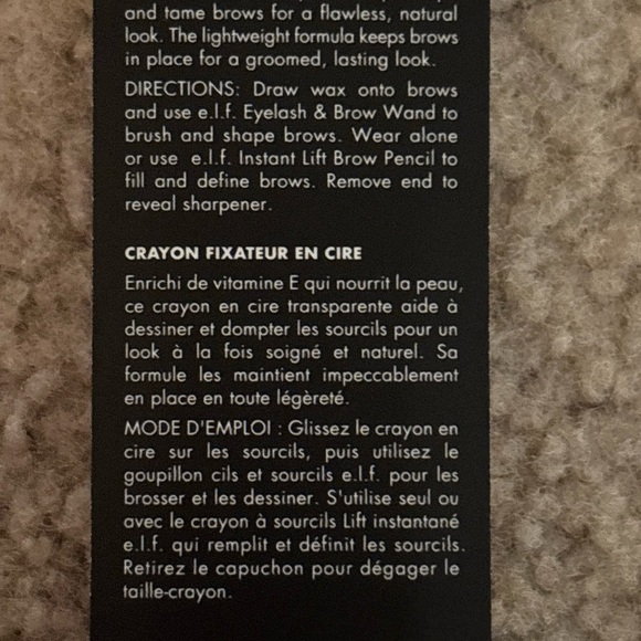 ELF Shape & Stay Brow Pencil #21612 Clear  New In Package Vegan, Cruelty Free - Picture 11 of 11